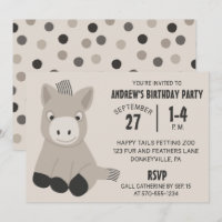 Convite de aniversário Cujo Bebê