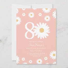 Convite de Aniversário da 80 de Margarida Rosa