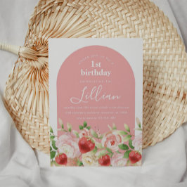 Convite de aniversário da Berry Sweet Strawberry G