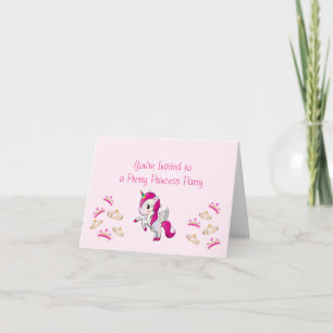 Convite de aniversário da bonito Princesa
