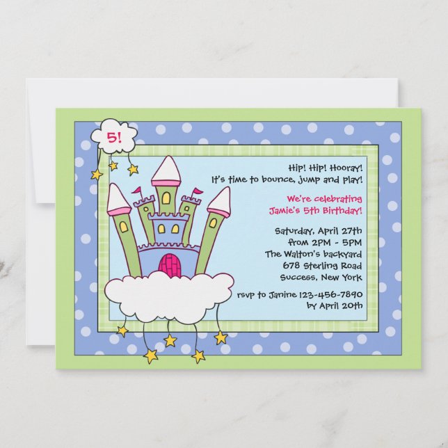 Convite de aniversário da Casa de Volta (Frente)