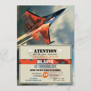 Convite de Aniversário da Força Aérea