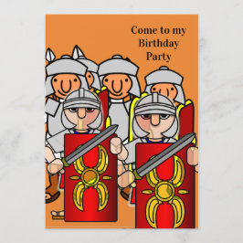Convite de aniversário da Legião Romana