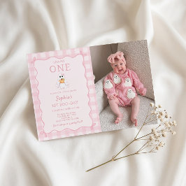 Convite de Aniversário da Menina Assustadora de 1º
