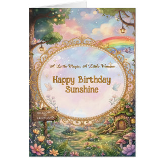 Convite de Aniversário da Menina do Arco-íris da T