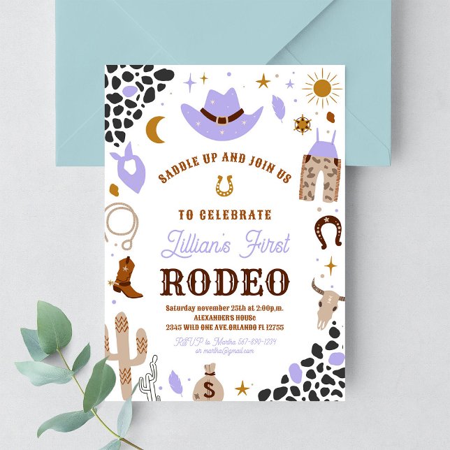 Convite de Aniversário da Minha Primeira Vaqueira  (Criador carregado)