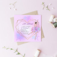 Convite de Aniversário da Praça bonito Ballerina P