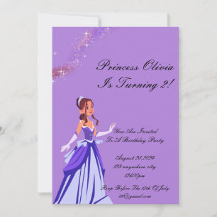 convite de aniversário da princesa para meninas