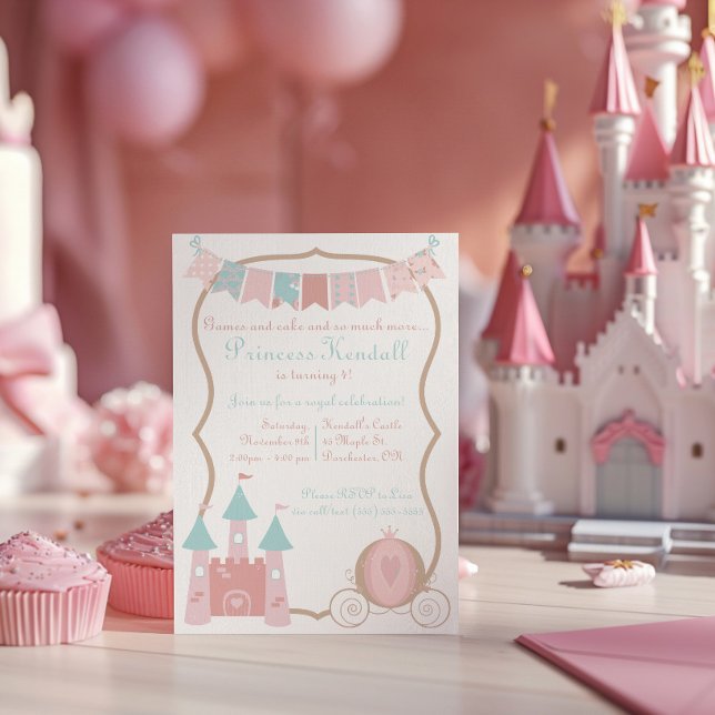 Convite de aniversário da Princesa Real (Criador carregado)