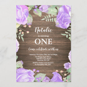 Convite De Aniversário Da Rapariga Da Primeira rua