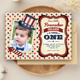 Convite de Aniversário de 1º Aniversário para Cria