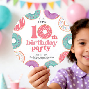 Convite de Aniversário de 10 anos da Garota da Fes