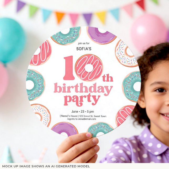 Convite de Aniversário de 10 anos da Garota da Fes (Criador carregado)
