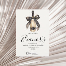 Convite de Aniversário de 18 anos Personalizado co