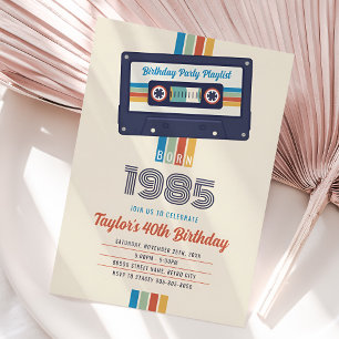 Convite de aniversário de 1985, Retro 40º