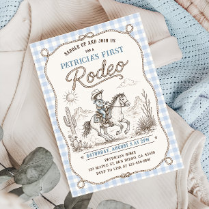 Convite de Aniversário de 1 Ano do Primeiro Rodeio