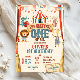 Convite de Aniversário de 1 Ano do The Greatest On
