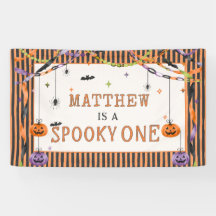 Convite de Aniversário de 1 Ano Fantasma de Hallow
