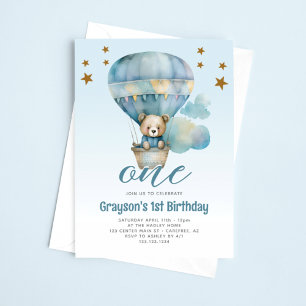 Convite de Aniversário de 1 ano para Meninos do Ur