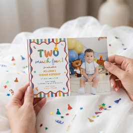 Convite de Aniversário de 2º Chapéu Muito Divertid