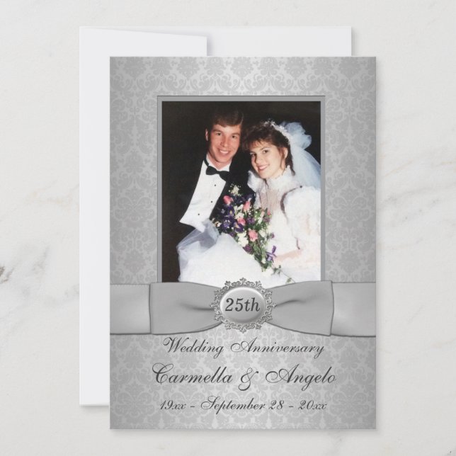 Convite de Aniversário de 25 Anos (Frente)