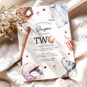 Convite de Aniversário de 2 anos para Festa de Bei