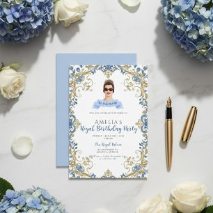 Convite de aniversário de 30 anos ao estilo Prince