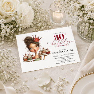 Convite de Aniversário de 30 Anos Cartunista Capri