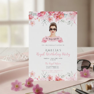 Convite de aniversário de 30 anos da Princess Diar