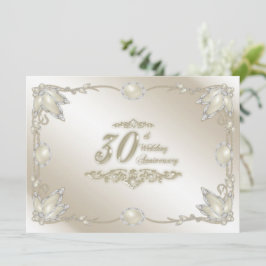Convite de Aniversário de 30 Anos de Casamento
