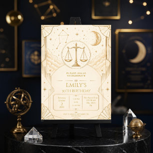Convite de Aniversário de 30 anos de Libra Celes