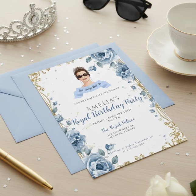 Convite de aniversário de 30 anos estilo Princess  (Criador carregado)