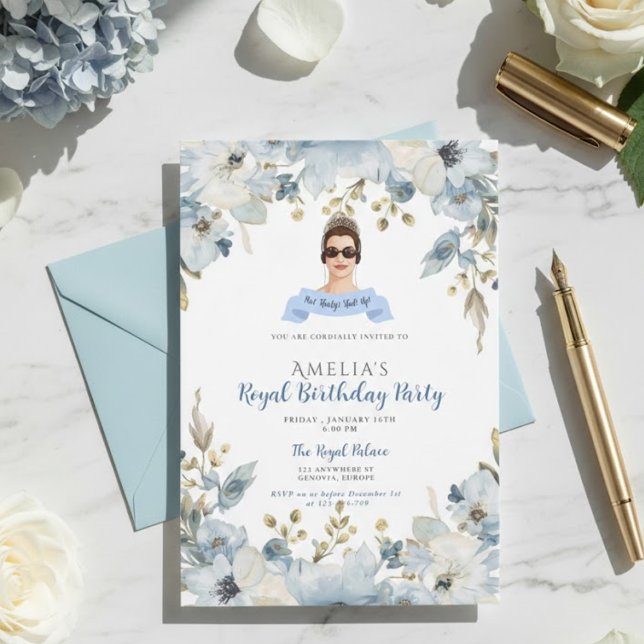 Convite de aniversário de 30 anos estilo Princess  (Criador carregado)