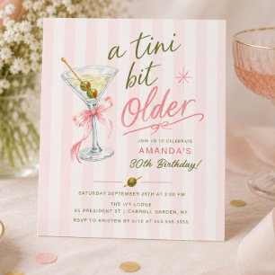 Convite de Aniversário de 30 Anos Um Pouquinho Mai