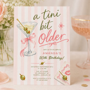 Convite de Aniversário de 30 Anos Um Pouquinho Mai