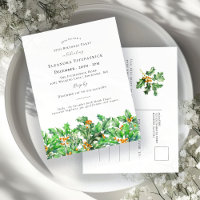 Convite de Aniversário de 35 anos com Flor do Mês 