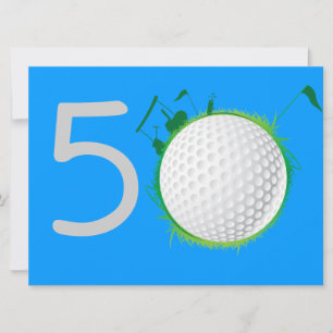 Convite de Aniversário de 40 anos de Golfe Golfe G