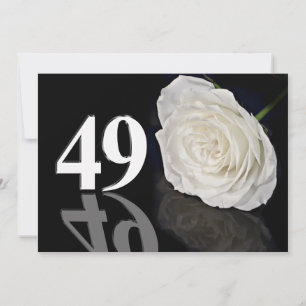 Convite de aniversário de 49 anos