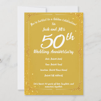 Convite de Aniversário de 50 anos