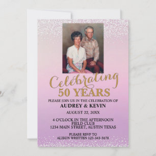 Convite de Aniversário de 50 anos