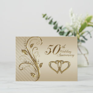 Convite de Aniversário de 50 Anos de Casamento