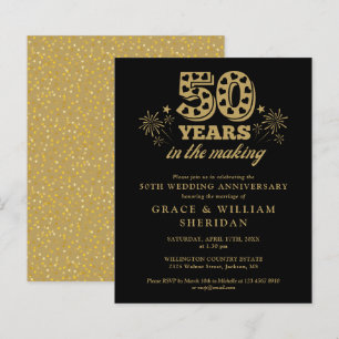 Convite de Aniversário de 50 anos Orçamento em Ela