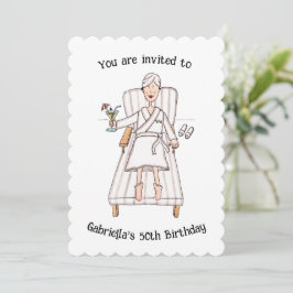 Convite de Aniversário de 50 anos ou qualquer idad