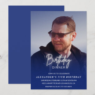convite de aniversário de 55 anos Jantar de Aniver