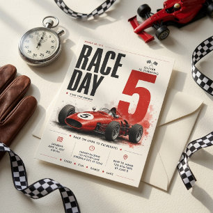 Convite de Aniversário de 5 anos no Dia da Corrida