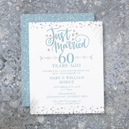 Convite de Aniversário de 60 Anos de Casados Orçam