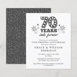 Convite de Aniversário de 70 Anos Orçamento Eterno
