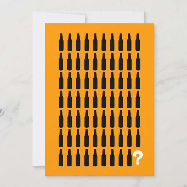 Convite de aniversário de 70 - Saúde! (Frente)