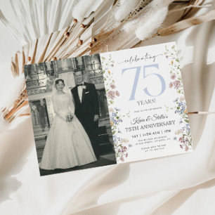Convite de Aniversário de 75 anos das Flores Silve