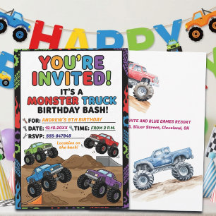 Convite de Aniversário de 9 anos de Caminhões Mons